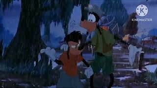 Goofy says here's your present, you're welcome