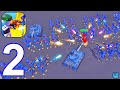 Merge master  army commander  gameplay walkthrough part 2 level 3 stick vs huggy iosandroid