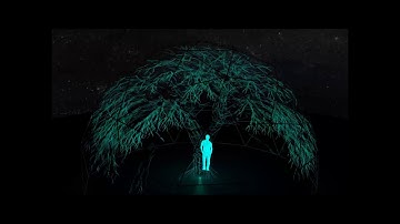 String Art  Space Concept. Dark Energy Project