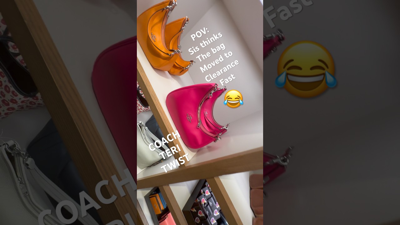 КОУЧ ИЗВРАТИЛ ТОЧКУ ЗРЕНИЯ ТЕРИ, КОГДА ТВОЯ СЕСТРЕНКА ДУМАЕТ, ЧТО СУМКА БЫСТРО УШЛА НА РАСПРОДАЖУ...