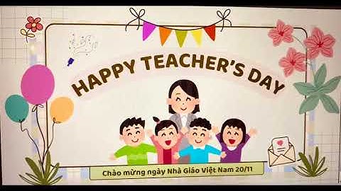 Video "Khoảnh khắc cùng thầy cô" 2025 - Giải Nhất, lớp 5A, trường TH Trần Quốc Toản