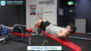 Incline Sit Ups