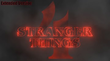 Stranger Things 4 | Extended Intro | Title Sequence | Blender | Netflix