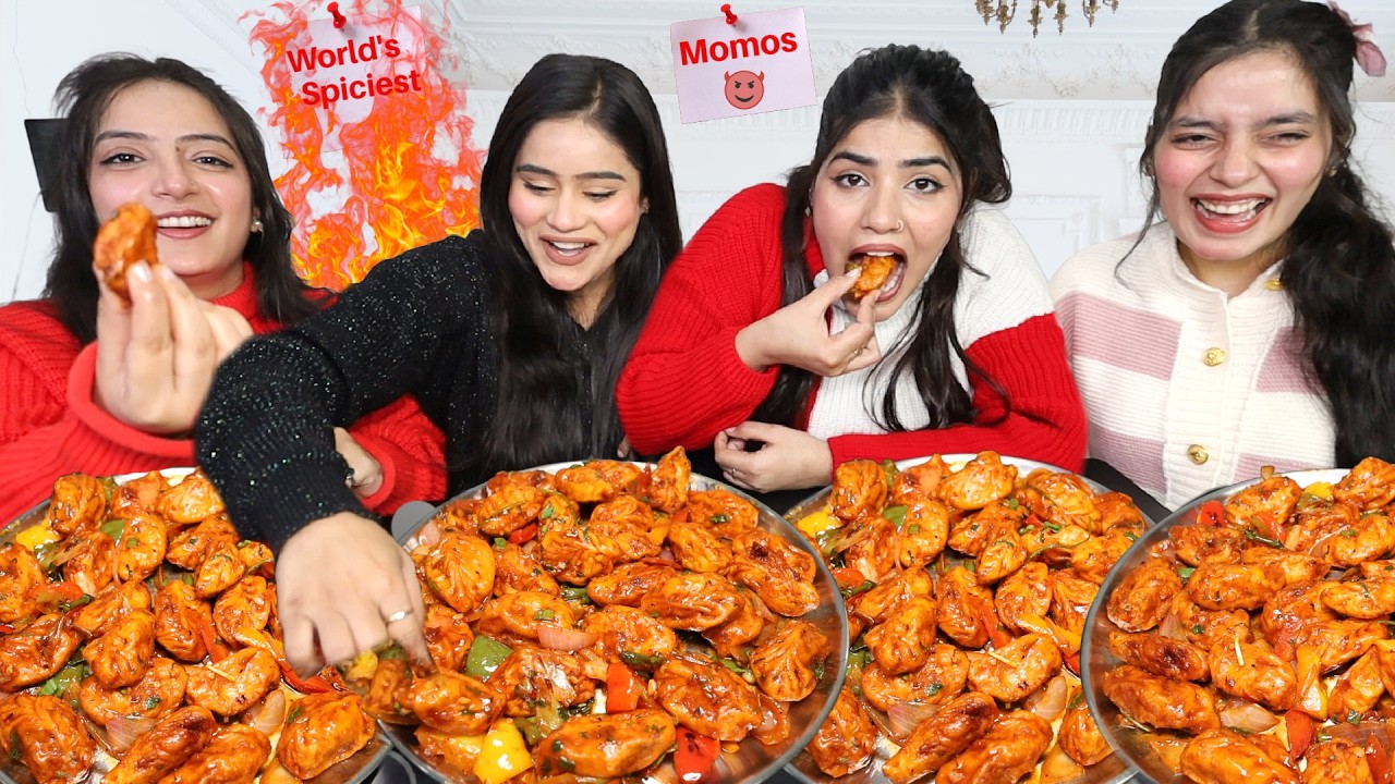 World's Spiciest🔥 Momos Food Eating Challenge \ Unlimited Spicy Momo Challenge | Food Challenge