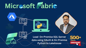 #microsoftfabric: Use Token Authentication to load local SQL server to #lakehouse using Python code