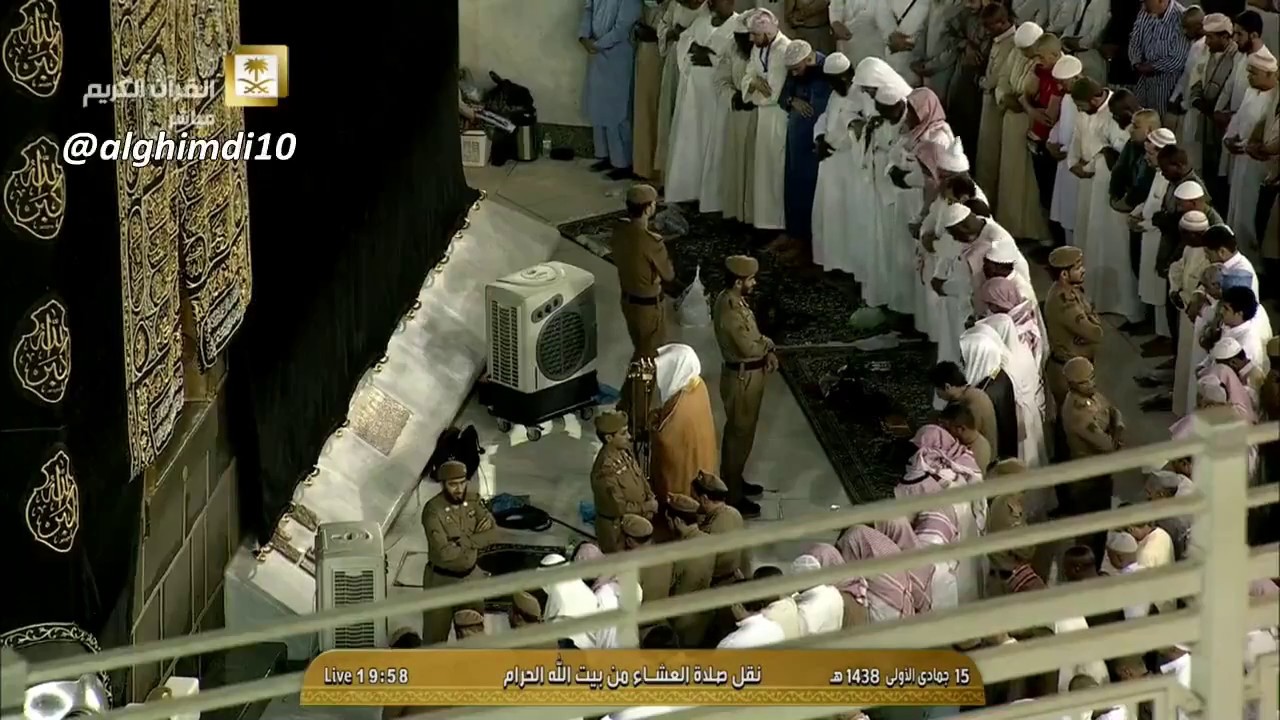 عشائية الأحد ١٥-٥-١٤٣٨هـ - تلاوة بديعة من سورة الأعراف - لفضيلة الشيخ د. خالد الغامدي