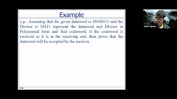 DC Module 3 Date 30 03 2020 P1 CRC Encoder, Examples, Checksum, Polynomial Forms