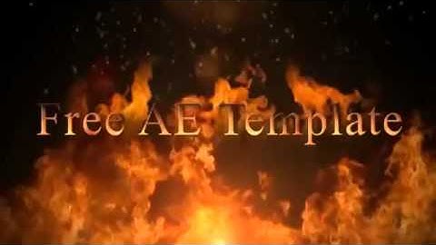 FREE Fire Up   Intro Template   After Effects CS5, CS6
