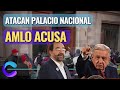 ATACAN PALACIO NACIONAL Y AMLO ACUSA A ÁLVAREZ ICAZA. ÉSTE LE RESPONDE