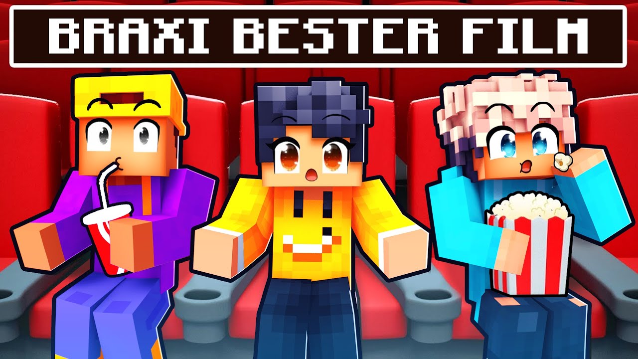 BRAXI macht einen FILM im KINO in Minecraft! 😍