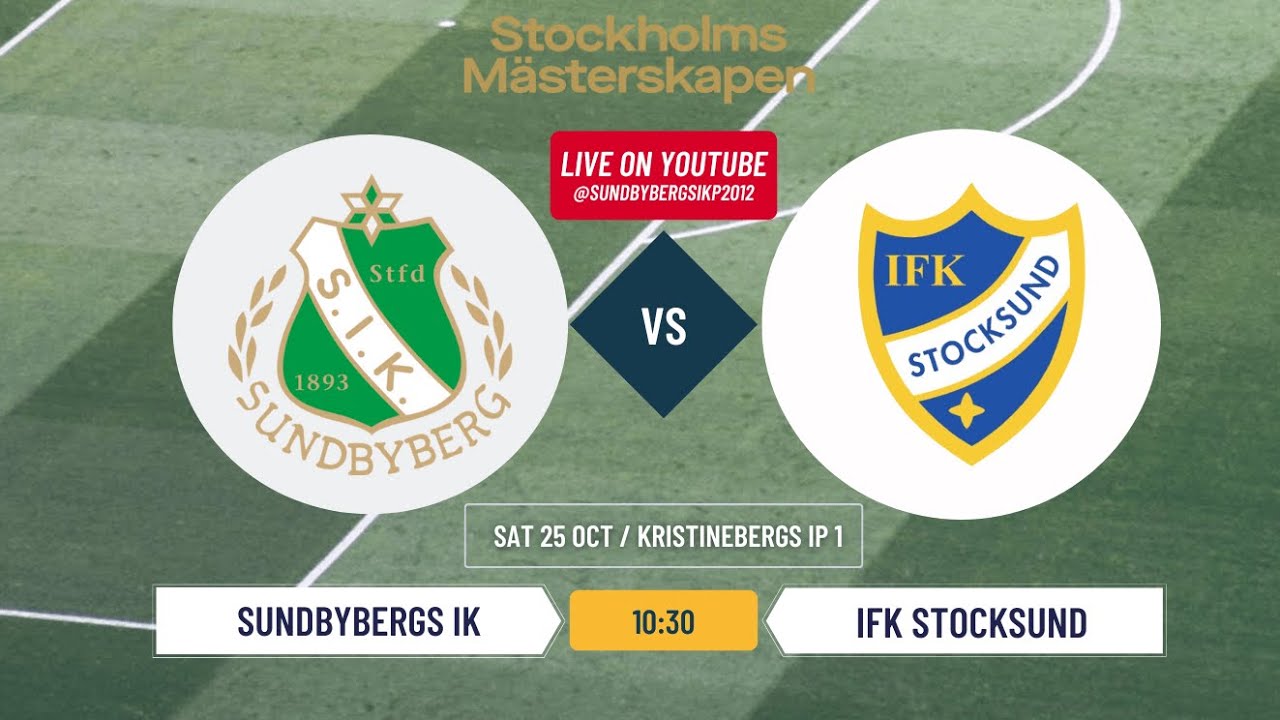 🏆 Sundbybergs IK vs IFK Stocksund | P13 | Stockholms Mästerskapen 2025 | Live Match