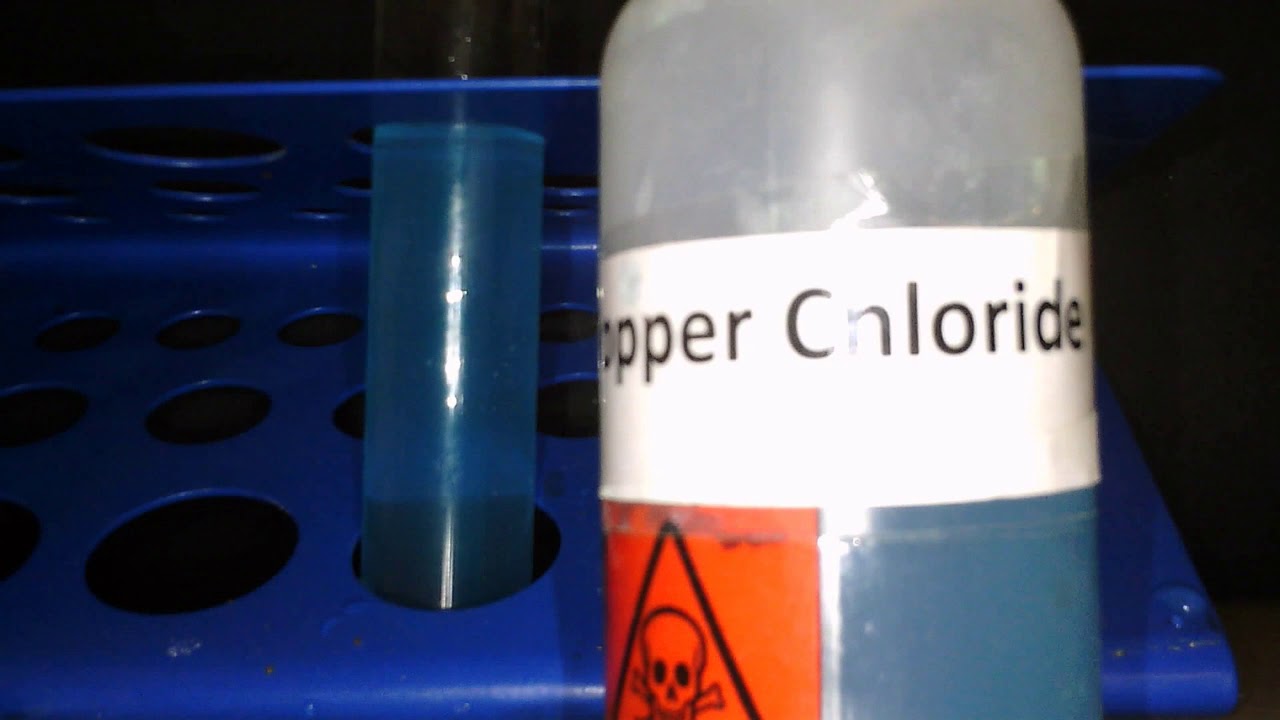Iron nail copper chloride