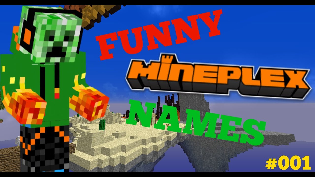 Funny Mineplex Names #1 | The Most Silliest Names Ever! - YouTube