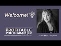 Welcome to the profitable photographer with luci dumas