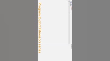 program to print Fibonacci series in c. Fibonacci series. #shorts #coding #ytshort