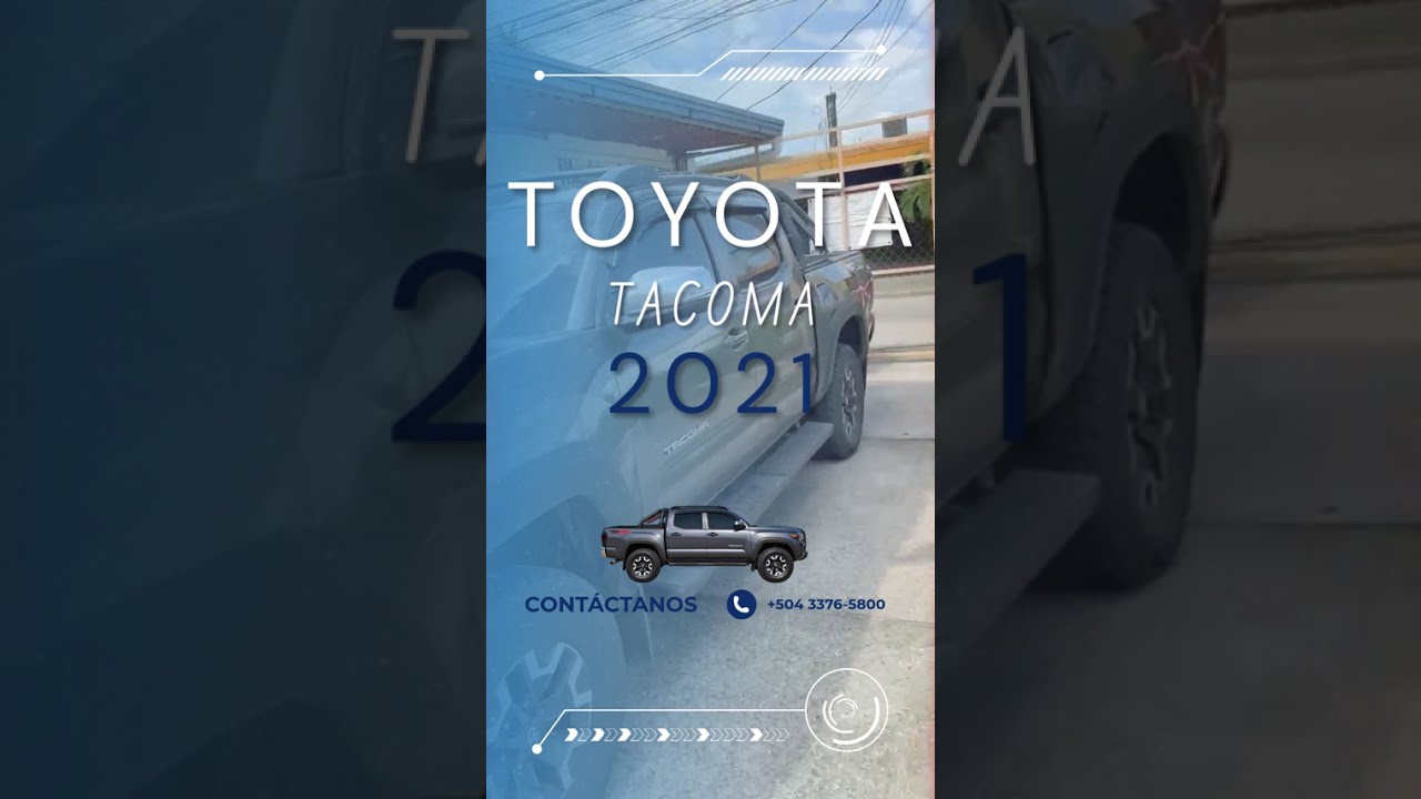 🛻🔥 TOYOTA TACOMA 2021 4X4 DOBLE CABINA EN VENTA 🇭🇳