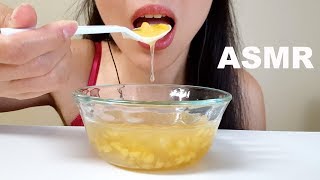 ASMR Grapefruit Peel Soup Eating Sounds , Slimy Food Relaxing Sounds