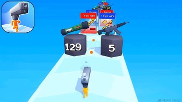 Gun Head Run - All Levels Gameplay Walkthrough Part 3 Android,ios  (Levels 16-20)