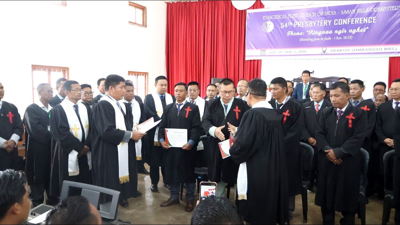 Ordination Service | 54th Presbytery Conference | EFCI Assam Hebron,Umrangso | 29 Jan-Feb 01 [2026]