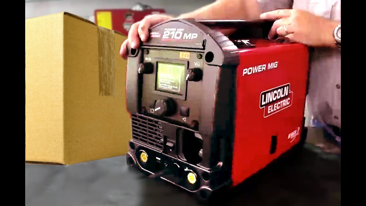 Lincoln Electric Power Mig 210 MP Welding Machine Unboxing And Review