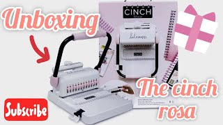 Unboxing abrimos paquete de la anilladora the Cinch rosa Heidi swapp