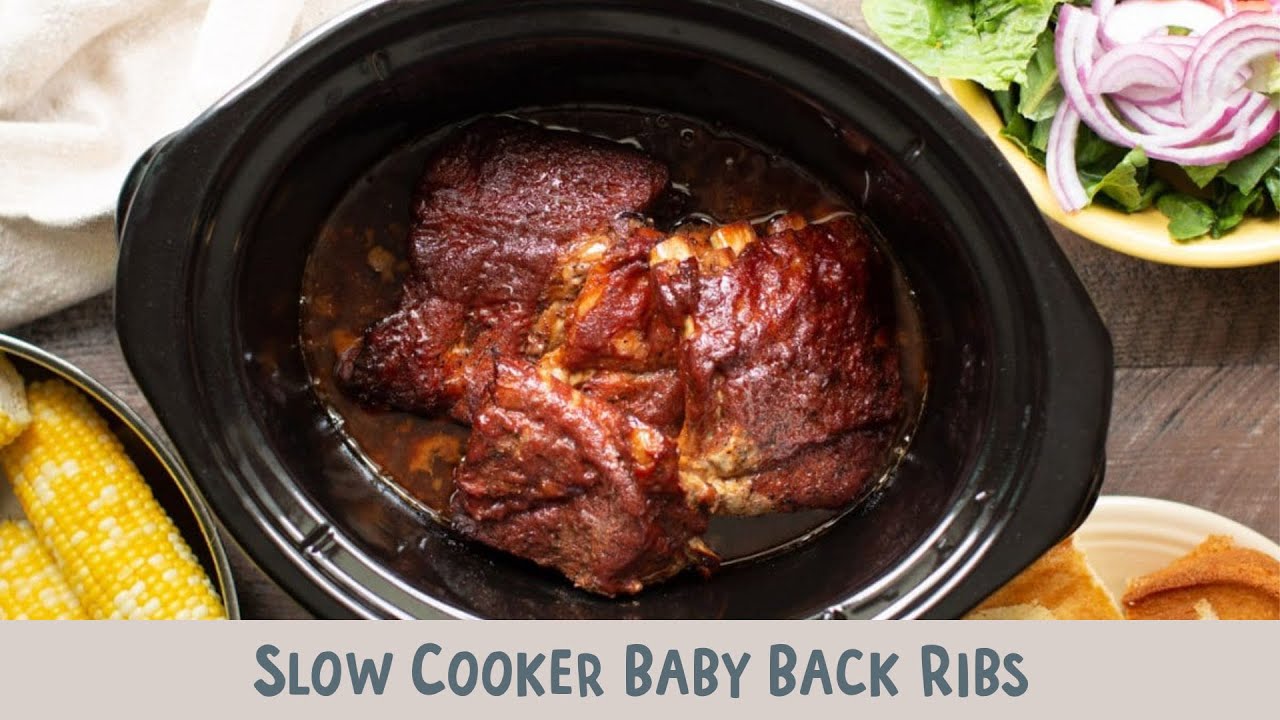 Baby Back Ribs in the Crockpot