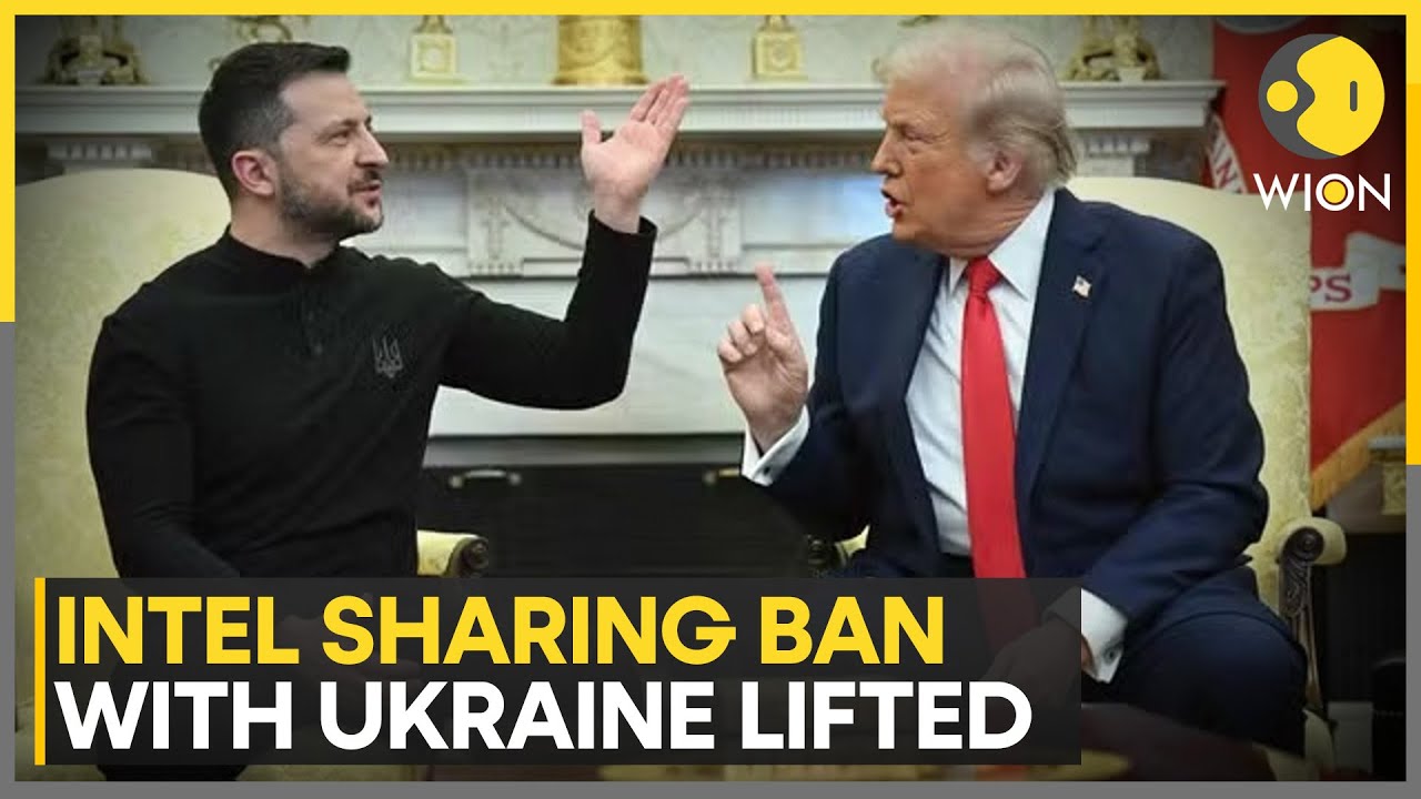 US Close To Lifting Pause On Intelligence Sharing With Ukraine: Trump ...