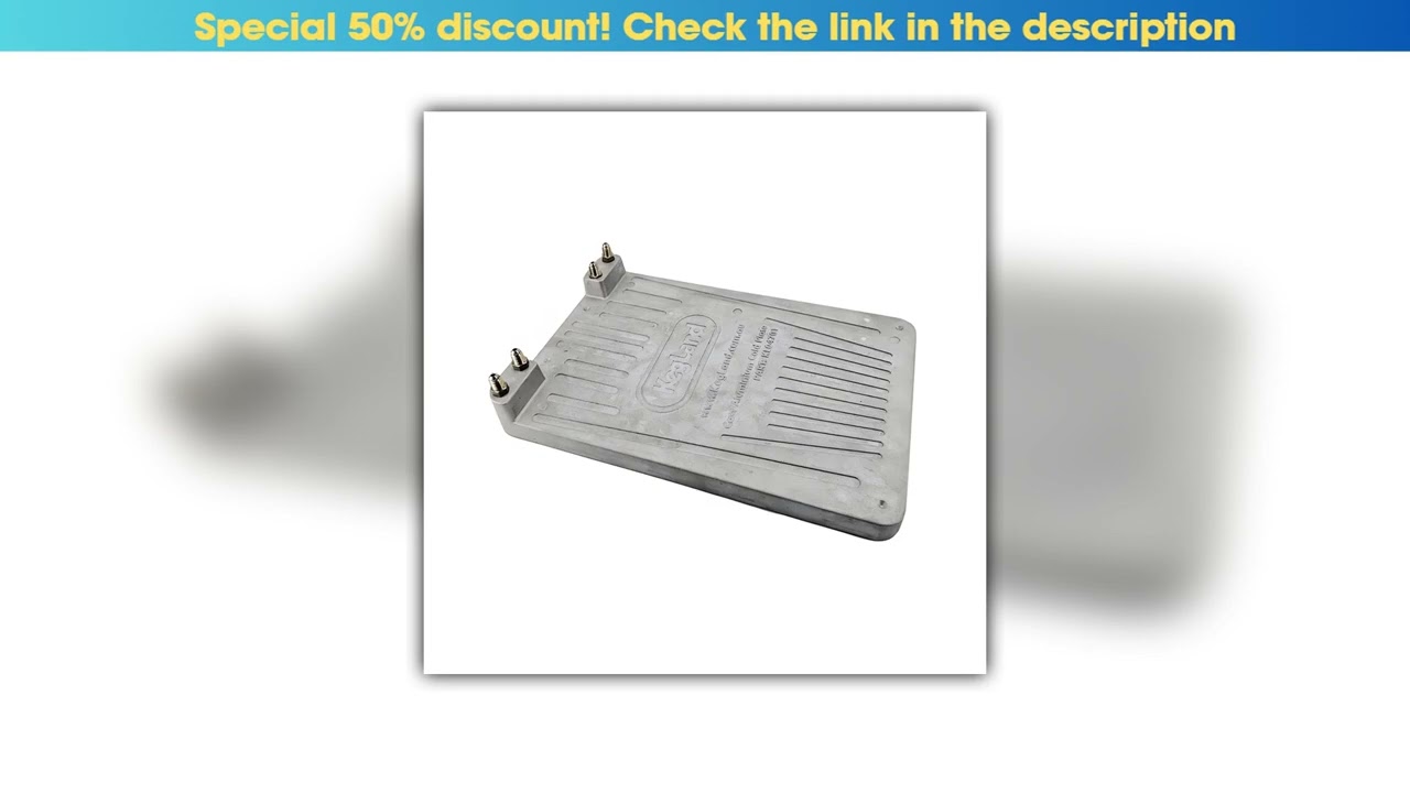 Deal KegLand  Cast Aluminum Cold  Plate Two Circuit/Lines Beer Home Brewing Accessory••••••••••••••