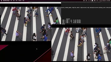 SRCNN DEMO: 352 x 240 to 1056x720 (Upper left: SRCNN, Lower right: simple resize)