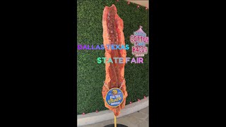 Dallas Texas State Fair!! CottonCandy Bacon On A Stick!!