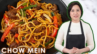 Easy Beef Chow Mein Recipe in 15 mins.