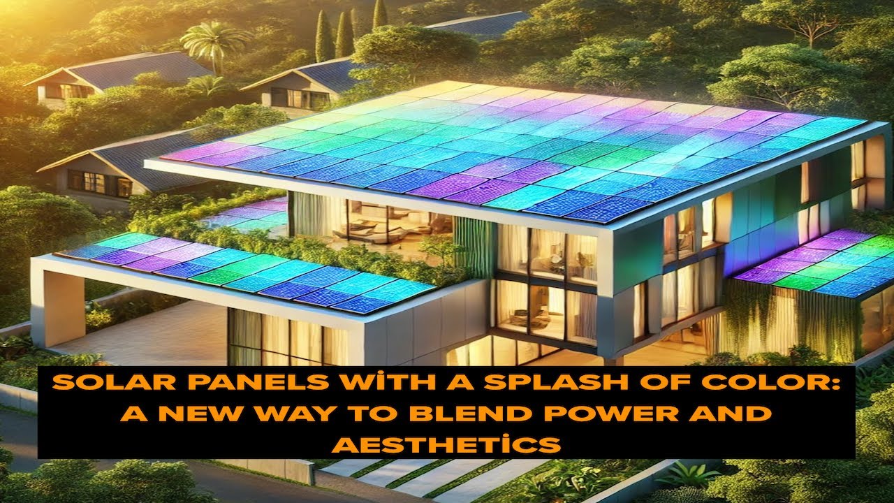 Solar Panels with a Splash of Color: A New Way to Blend Power and ...