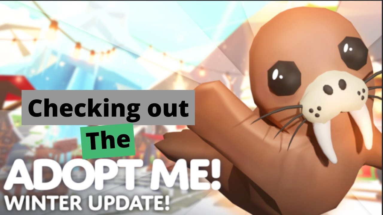 Checking out the new adopt me update!! - YouTube