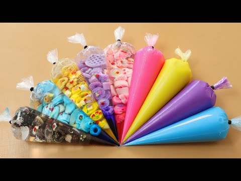 <strong>Making</strong> <strong>Food</strong> Slime with Piping Bags! Most Satisfying Slime Video★ASMR★#ASMR #PipingBags