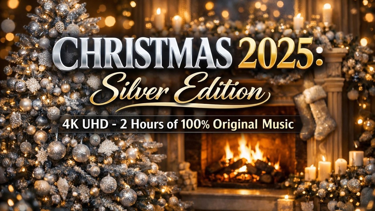 CHRISTMAS 2025: Silver Edition 🎄 4K UHD – 2 Hours of 100% Original Music ✨