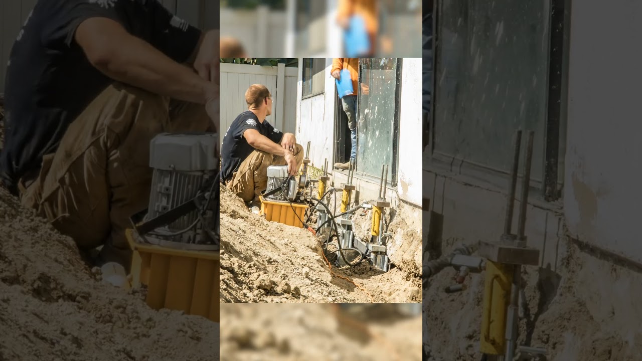 Lifting Mission Viejo Home 5 Inches - Foundation Repairs. Video preview.