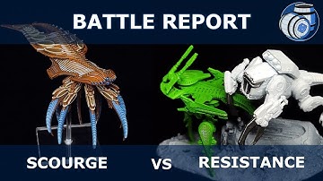 How much Fauna is too much? - Scourge Vs Resistance (& Fauna) - Dropzone Commander Battle Report