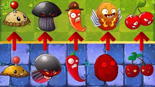 All Plants PVZ 1 vs PVZ 2  Who Will Win?  Team Plant Vs Team Plant (Synthetic Full)