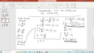 Python 11: Excel and Python solution to the LRC differential equation.