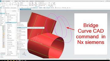 Bridge Curve in Nx siemens | CAD feature command in unigraphics PLM software