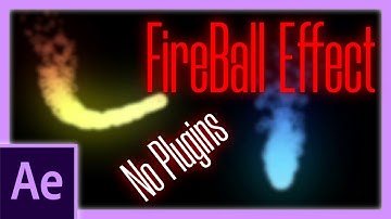 Simple FireBall Animation in AE (no plugins) | After Effects Tutorial
