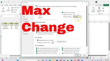 Change the Maximum Change in Iterative Calculations in Excel! More Accurate Calcs or Faster Sheet
