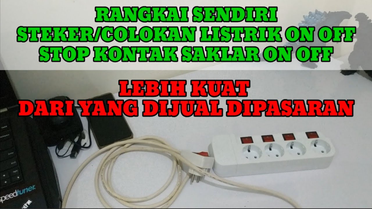 CARA PASANG STEKER ON OFF DAN MEMBUAT STOP KONTAK YANG KUAT - YouTube