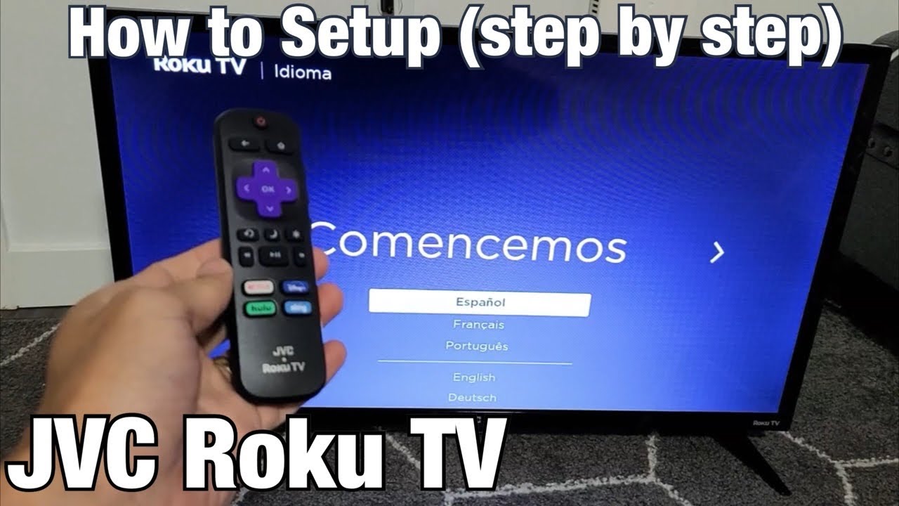 JVC Roku TV: How to Setup (step by step) - YouTube