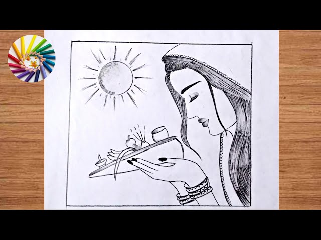 Happy Chhat Puja | Happy chhath puja, Small canvas art, Book art drawings