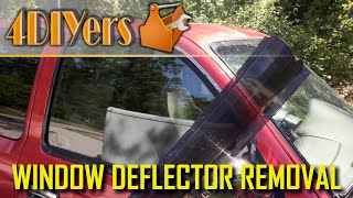 How to Remove Side Window Deflectors or Visors on a Vehicle screenshot 4