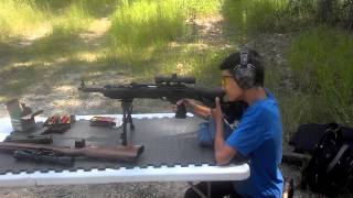 Tyler Shooting His .40 S&W Hi Point Carbine