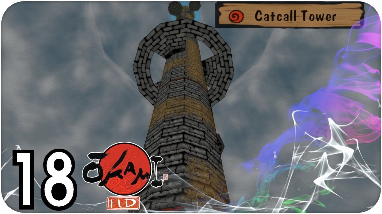 Okami HD Gameplay Walkthrough CatWalk Tower Part 18