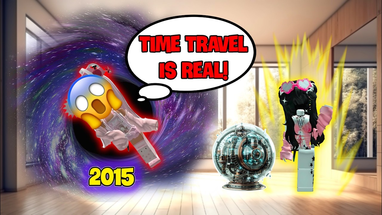 I TRAVELED BACK TO 2015 FOR MY CRUSH! #roblox #robloxstory