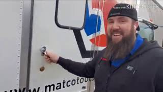 Let´s go visit the Matco Truck!!  Come on!  They have tools!!!